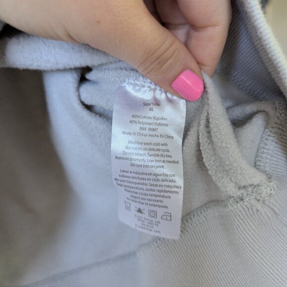 Hyper Space NASA Crop Hoodie Size XL - Picture 6 of 8